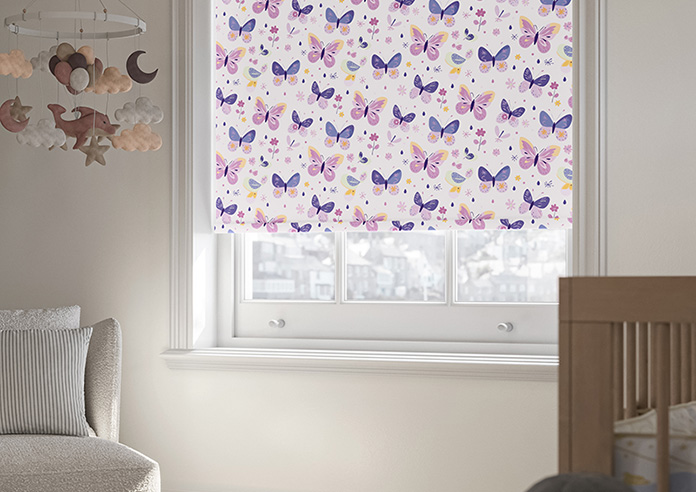 Butterfly Garden, Enchanting Purples - Twist&Fit Roller Blind - Image 5